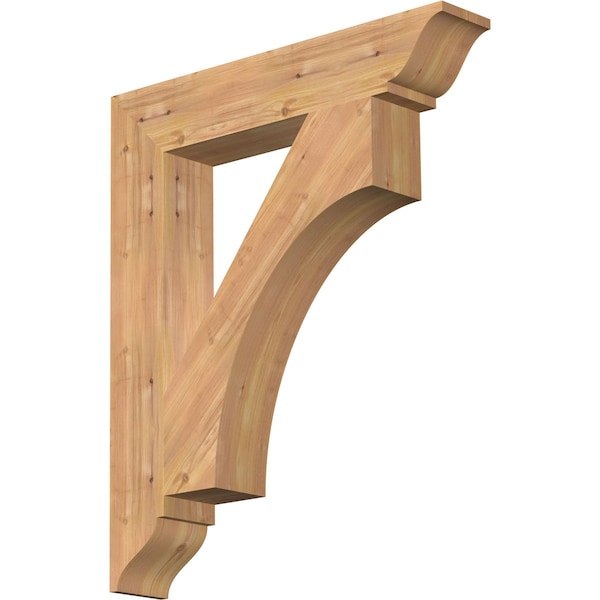 Ekena Millwork Westlake Traditional Smooth Bracket, Western Red Cedar, 5 1/2"W x 32"D x 38"H BKT06X32X38WTL01SWR - main